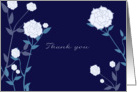thank you for your sympathy, white rose card