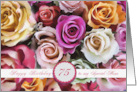 Happy 75th Birthday to Mom Roses card