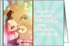 thinking of you, kid at summer camp, letters from home, washing dishes card