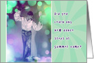 thinking of you, kid at summer camp, letters from home, dancing card