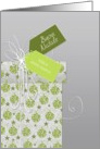 Merry Christmas & Happy New Year in Italian, ornaments card