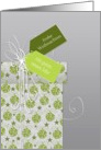 Merry Christmas & Happy New Year in German, ornaments card