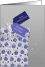 Merry Christmas & Happy New Year in German, ornaments card