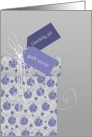 Merry Christmas & Happy New Year in Danish, ornaments card