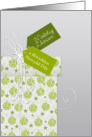 Merry Christmas & Happy New Year in Welsh, ornaments card