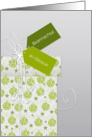 Season’s Greetings in Irish Gaelic, ornaments card
