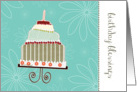 birthday blessings, christian birthday card, genesis, cake & candle card