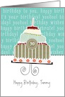 Happy birthday, Tammy, customizable birthday card (name & age) card