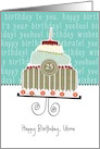 Happy birthday, Unna, customizable birthday card (name & age) card