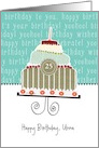 Happy birthday, Unna, customizable birthday card (name & age) card