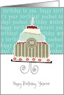 Happy birthday, Yasmine, customizable birthday card (name & age) card
