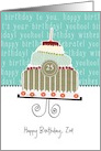 Happy birthday, Zo, customizable birthday card (name & age) card