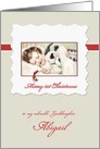 Merry first Christmas to my goddaughter, customizable card