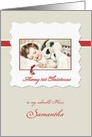 Merry first Christmas to my niece, customizable card