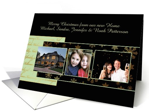 Merry Christmas from our new home,customizable photo... (1004641)