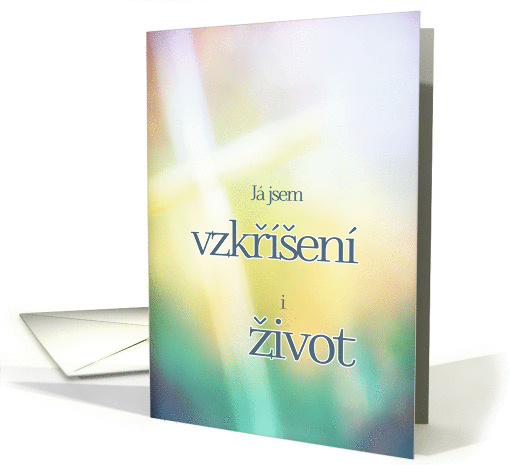 J jsem vzkřen i ivot, Czech religious Happy... (1022299)