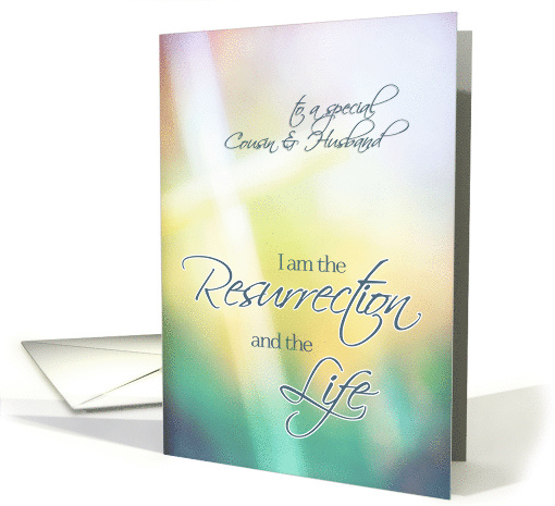 To my cousin & husband, happy Easter, Christian Easter... (1027451)