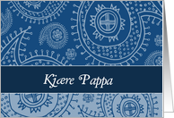 Happy Father’s day in Norwegian, paisley ornaments card