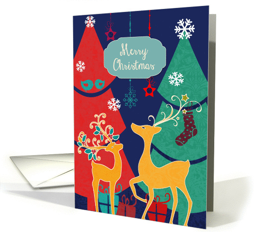 Merry Christmas, business retro Christmas card (1109788)