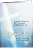 Congratulations on your ordination to the Priesthood, Scripture card
