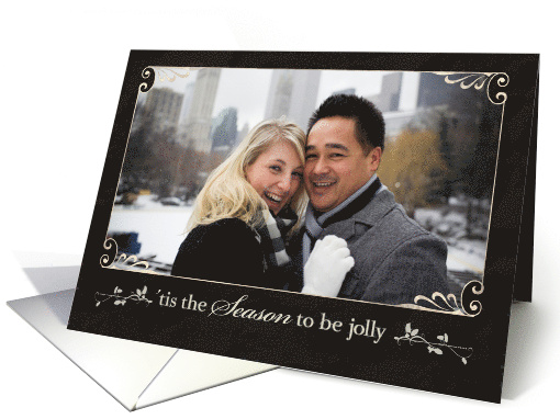 Christmas Photo Card, chalkboard effect card (1149030)