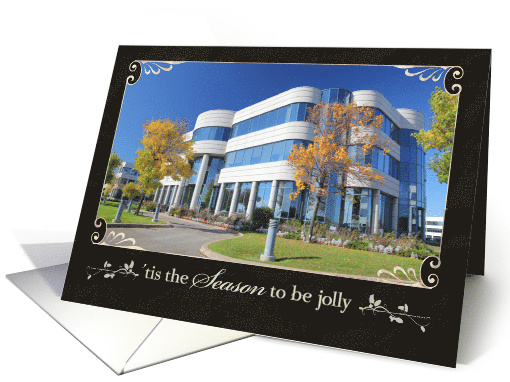 Merry Christmas, Business Photo Card, chalkboard effect card (1151714)