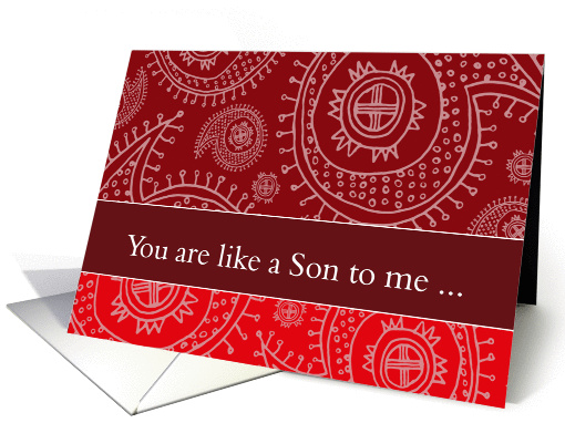 You are like a son to me, Happy Father's Day card (1285494)