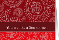 You are like a son...