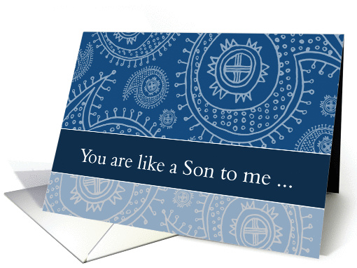 You are like a son to me, Happy Father's Day card (1285496)