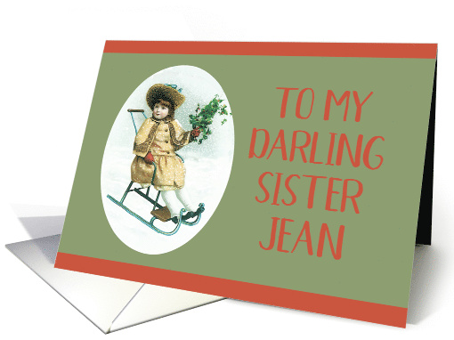 To my Darling Sister Jean card (1547330)