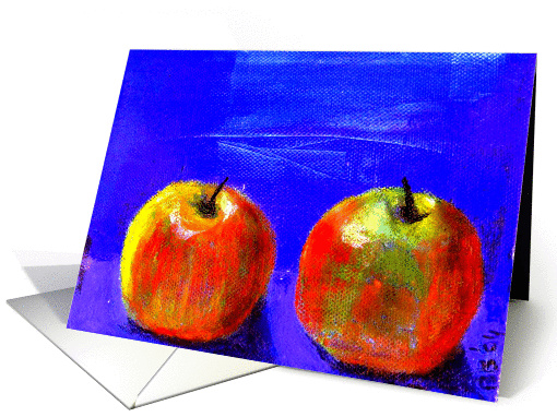 fruit of the spirit, bible scripture, pastel painting card (159792)
