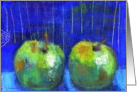fruit of the spirit, bible scripture,apples, pastel painting card