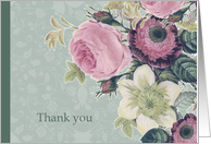 Thank You for Dinner Flowers card