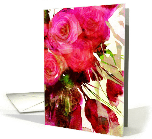 hi, mom, happy mother's day, roses card (170889)