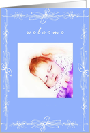 welcome baby boy card