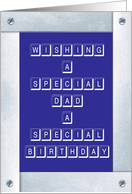 wishing a special dad a special birthday card
