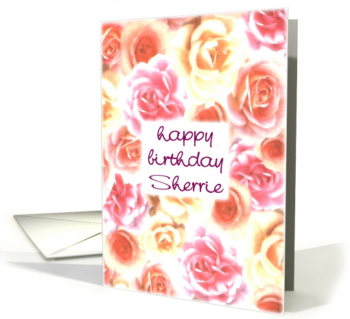 happy birthday sherrie card (211696)