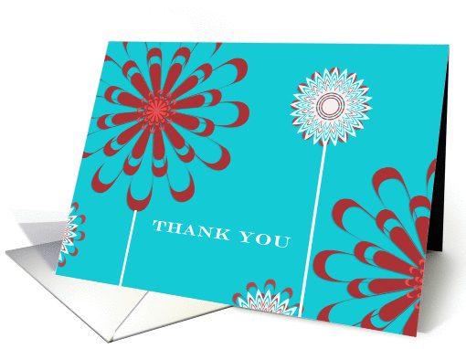 Thank you, Employee Appreciation card, flowers card (212248)