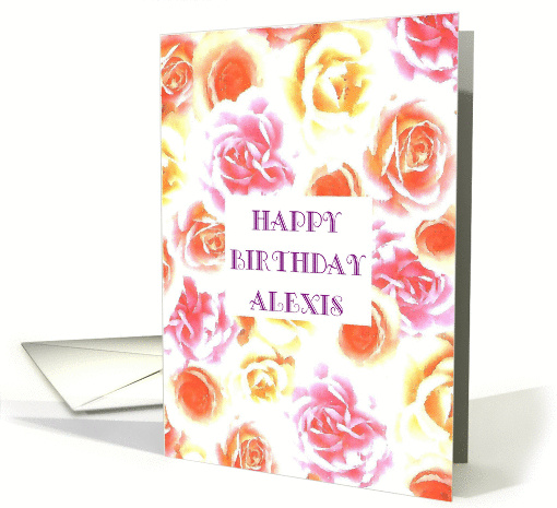 alexis happy  birthday card (213231)