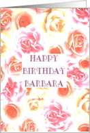 barbara, happy birthday card