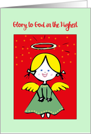 Glory to God in the Highest, Angel card