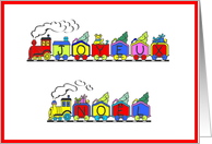joyeaux noel merry christmas in french card