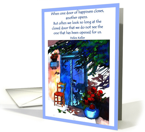 door of happiness card (237648)