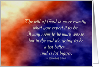 the will of God.