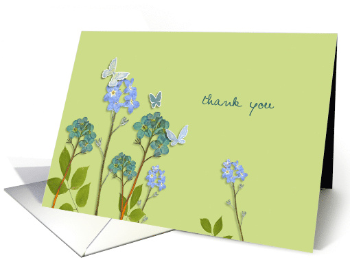 Thank You for Your Hospitality Flowers card (246579)