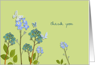 Thank You for Your Hospitality Flowers card