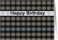happy birthday boss black blue beige card
