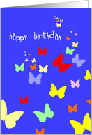 Happy Birthday, Little Butterflies card