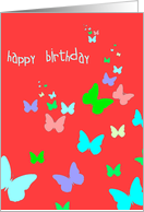 happy birthday little butterflies red card