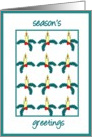 season’s greetings candles card